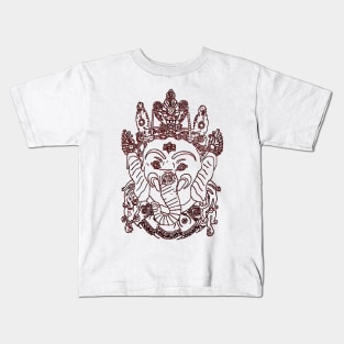 गणेश ganesh indian elephant hindu Kids T-Shirt